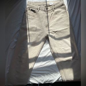 Beige Relaxed fit jeans